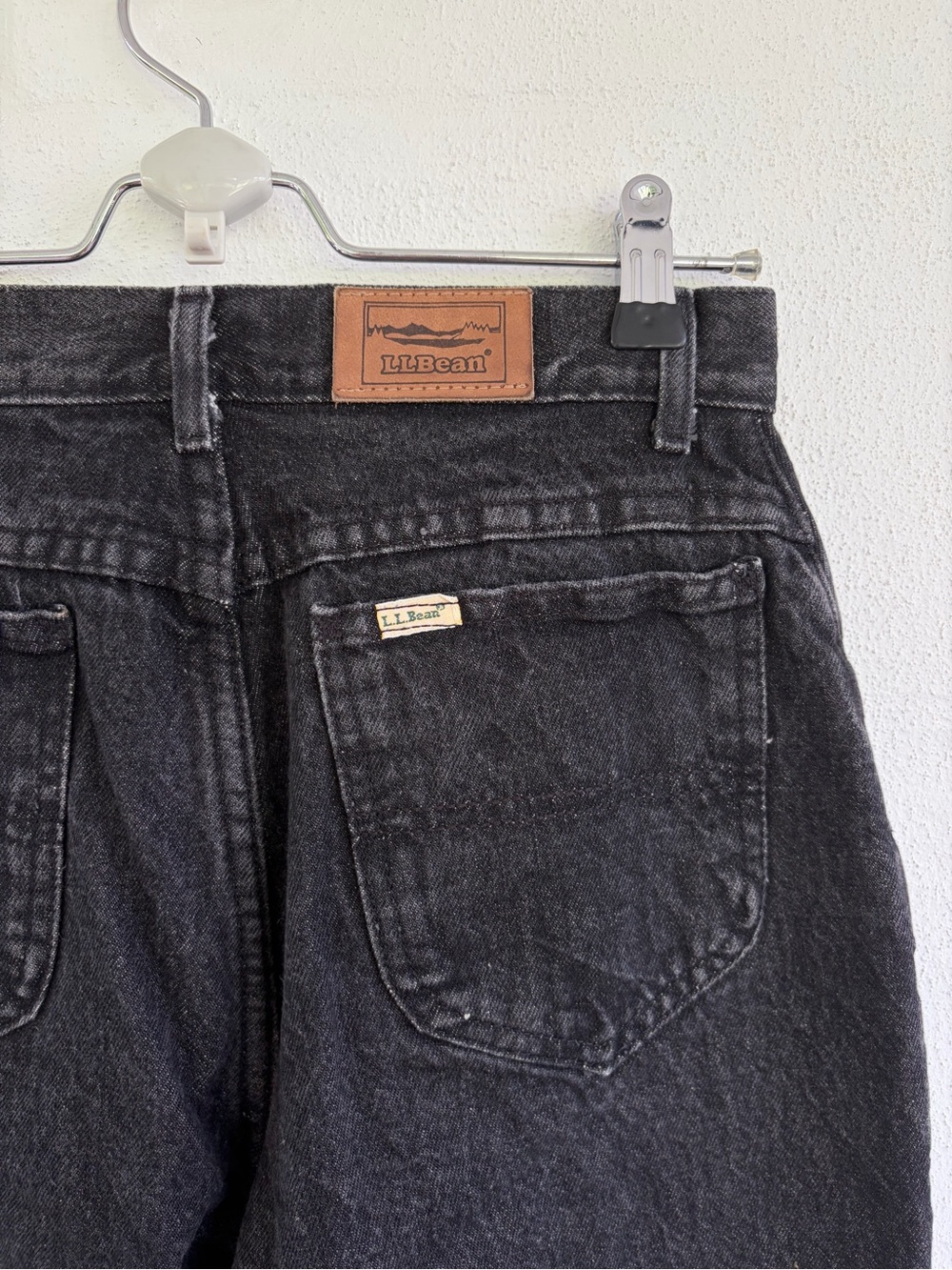 L.L. Bean - Black Lined Denim Jeans